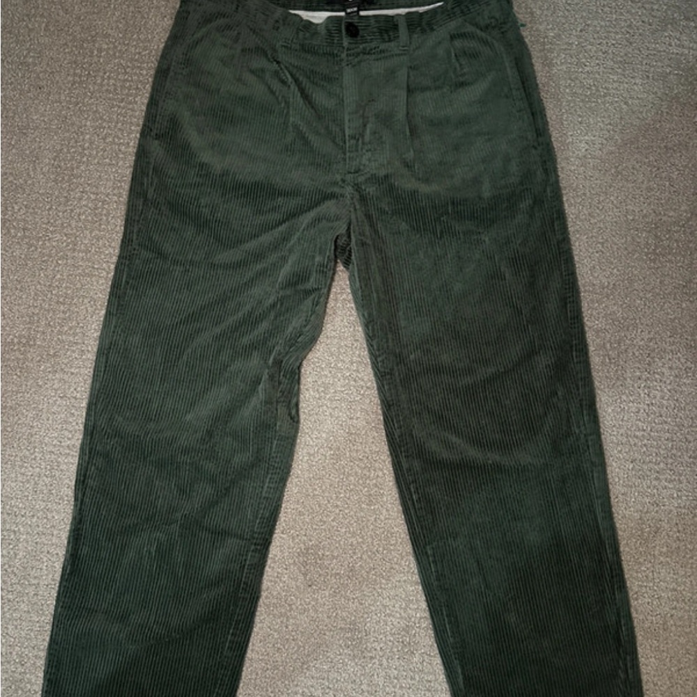 Vintage Houston White Dark Green 100% Cotton - Picture 2 of 5